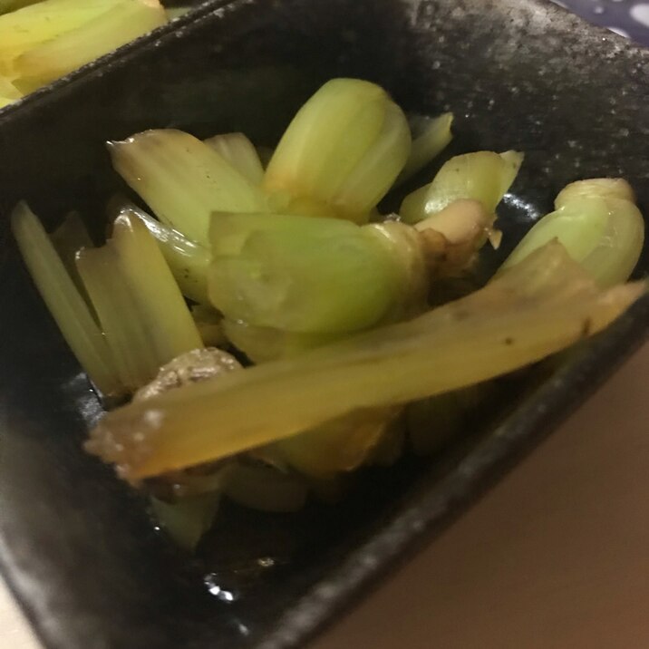 小松菜の茎のポン酢漬け レシピ 作り方 By 料理人のたまご 豆しば 楽天レシピ